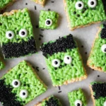 Frankenstein Halloween Rice Krispie Treats 23 Frankenstein Halloween Rice Krispie Treats