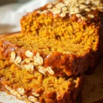 Healthy Pumpkin Oat Bread