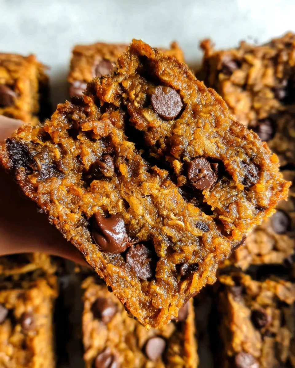 Healthy Pumpkin Oatmeal Bars 20 Healthy