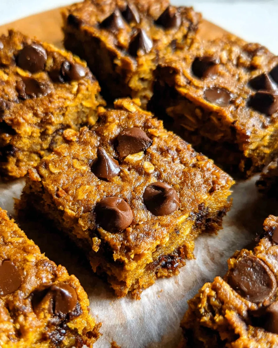 Healthy Pumpkin Oatmeal Bars 21 Healthy