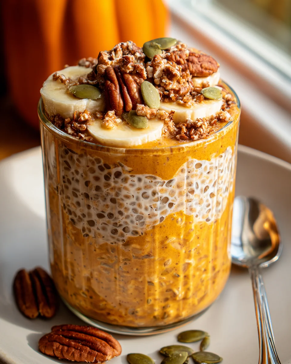 Irresistible Pumpkin Pie Overnight Oats