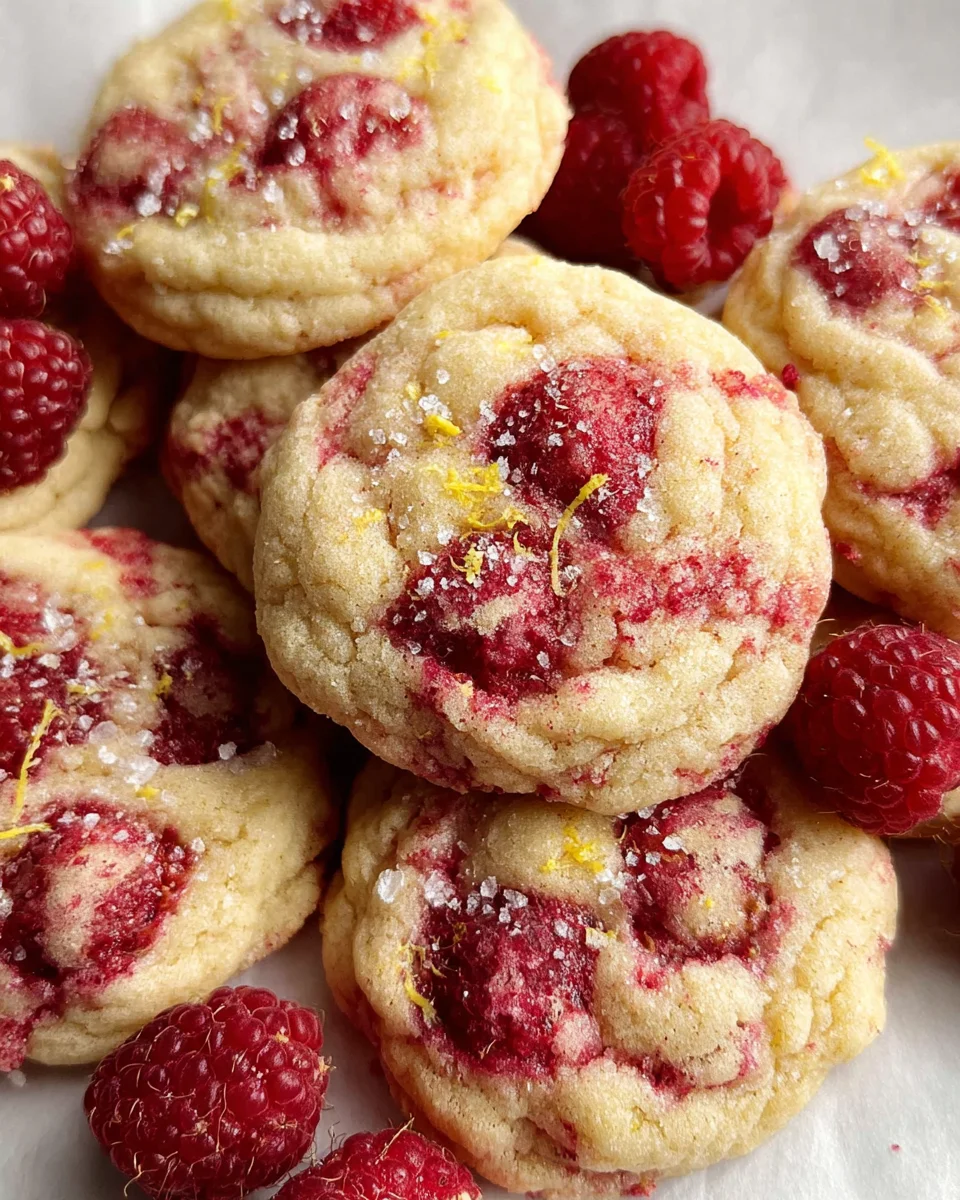 Lemon Raspberry Cookies 25 Lemon