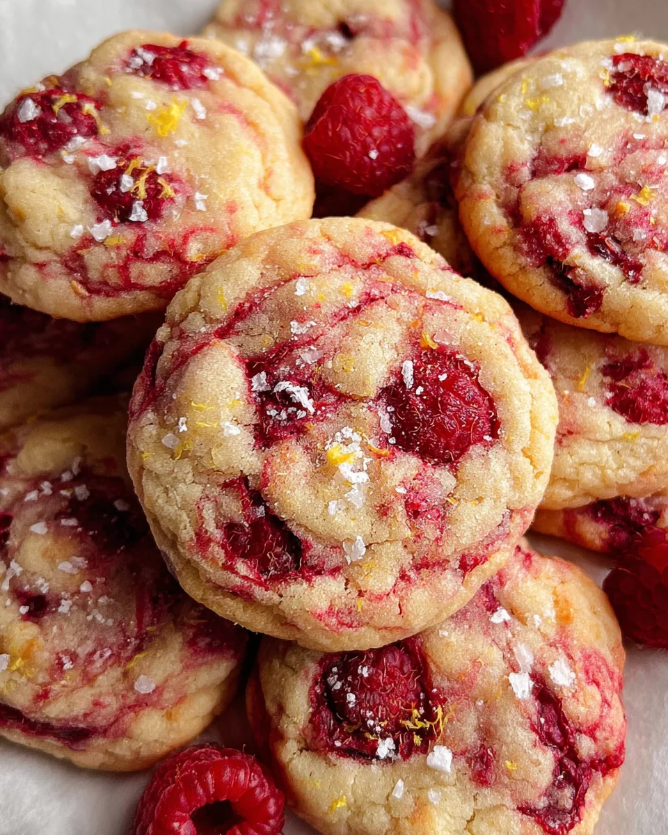 Lemon Raspberry Cookies 26 Lemon