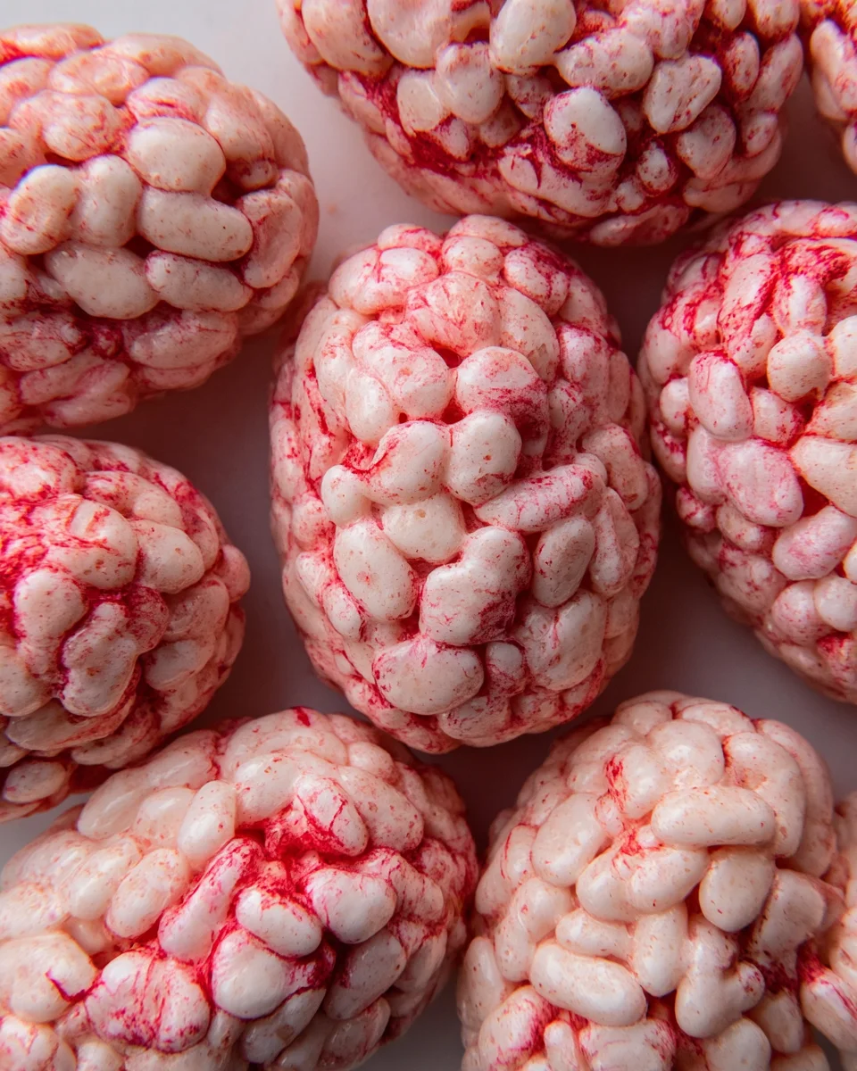Marshmallow Rice Bubbles Halloween Brains