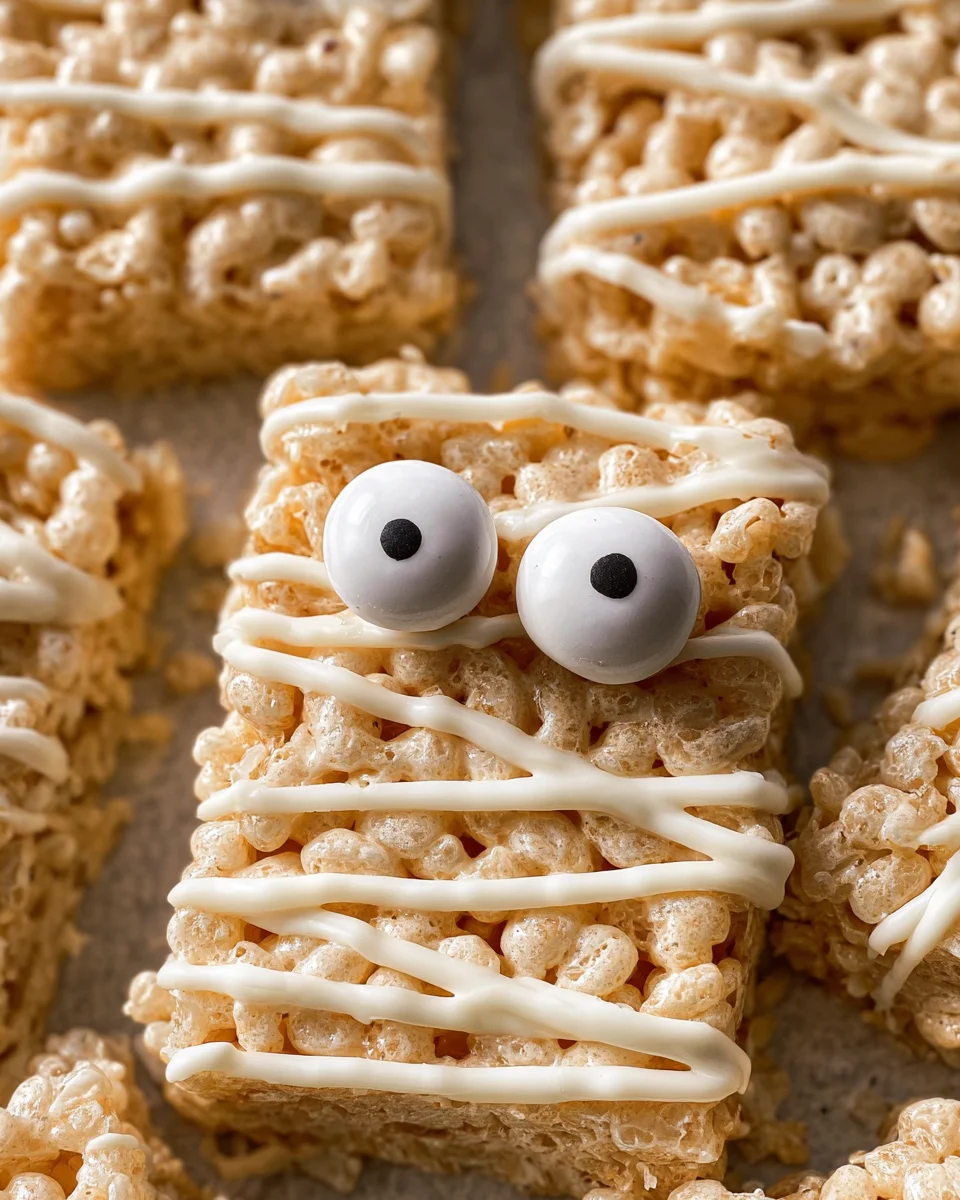 Mummy Rice Krispie Treats