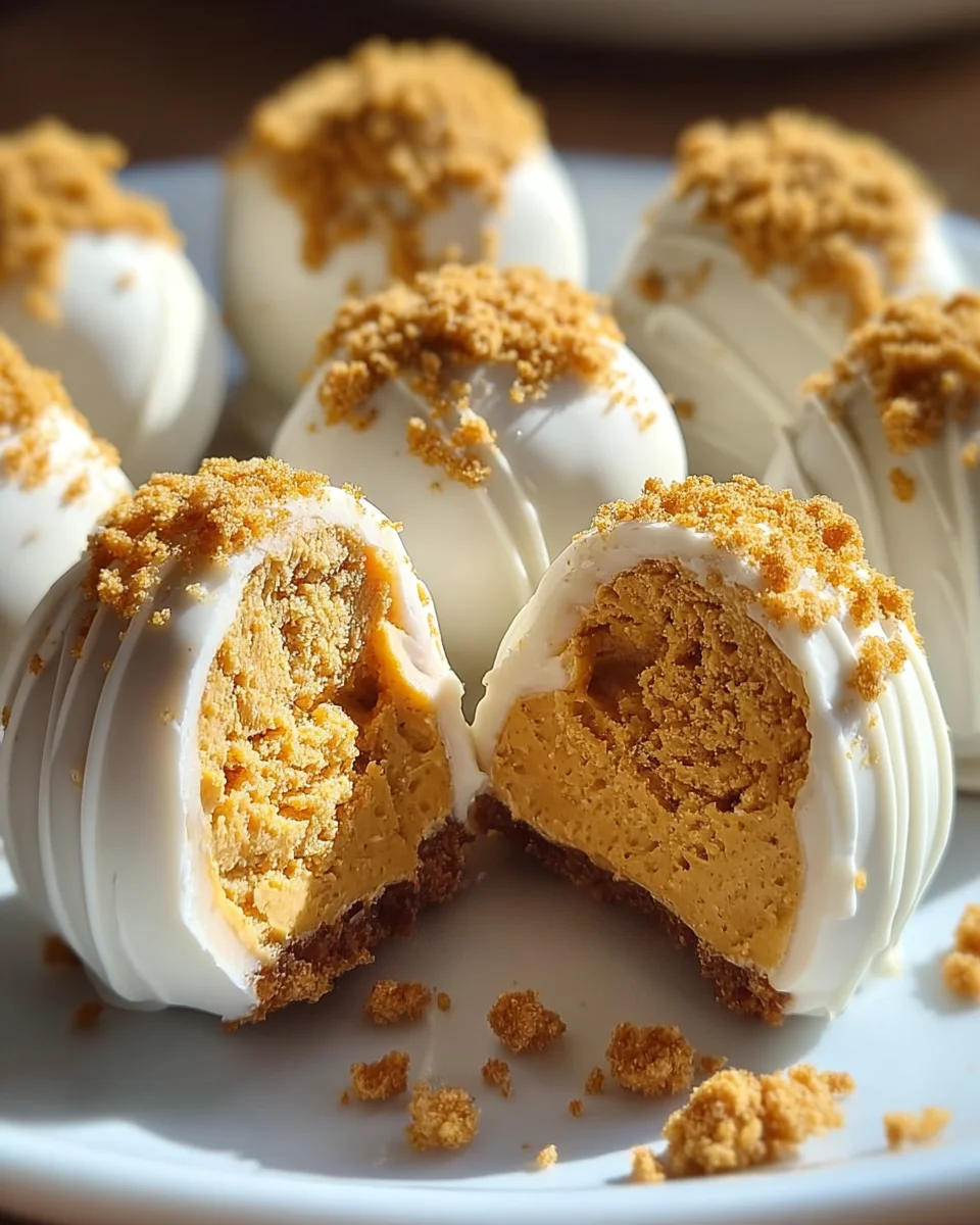 No Bake Pumpkin Cheesecake Balls