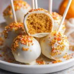Pumpkin Cake Pops 22 Pumpkin Cake Pops