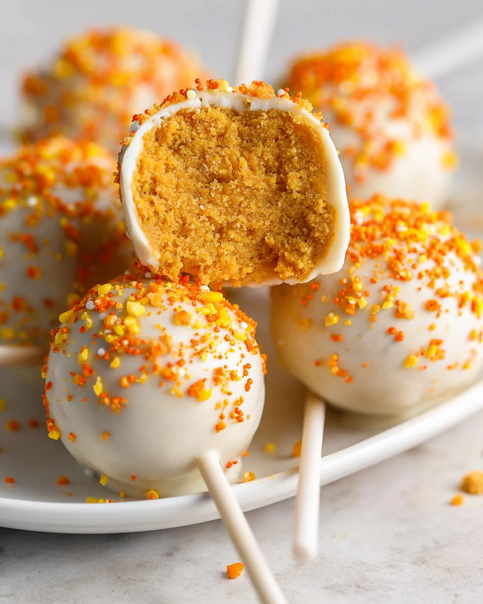 Pumpkin Cake Pops 20 Pumpkin