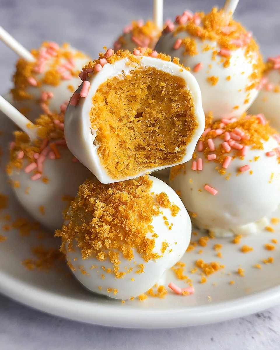 Pumpkin Cake Pops 21 Pumpkin