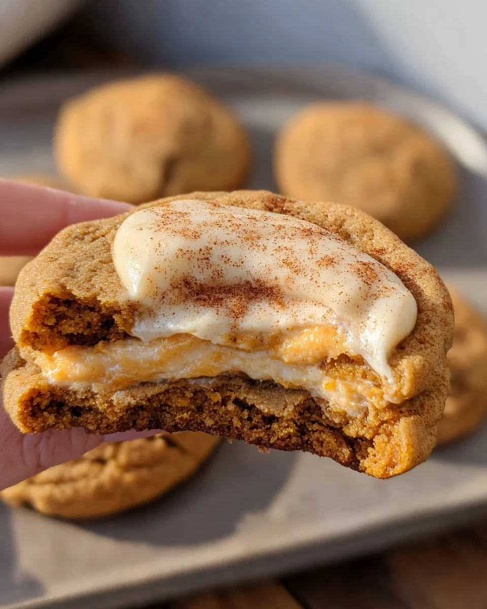 Pumpkin Cheesecake Cookies
