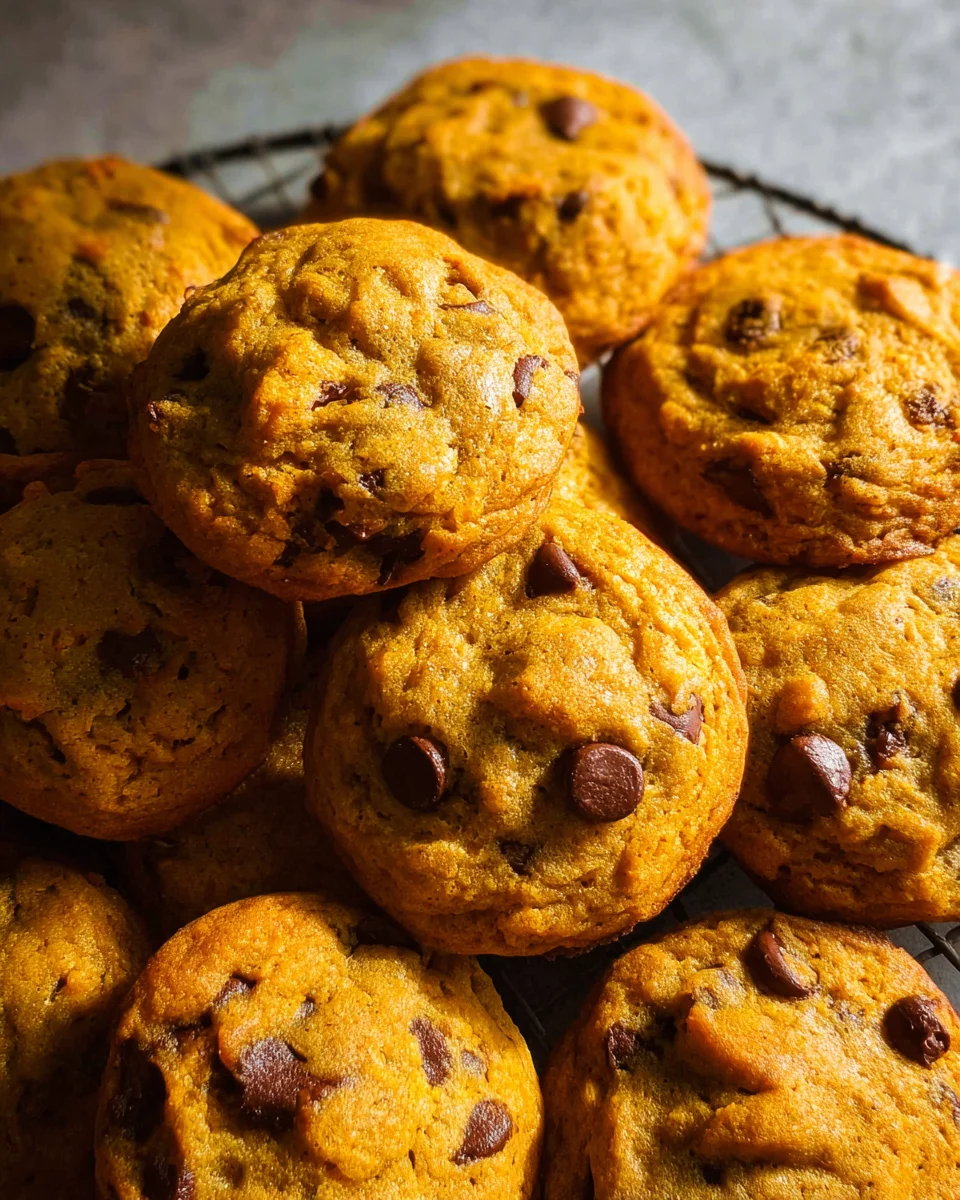 Pumpkin Chocolate Chip Cookies