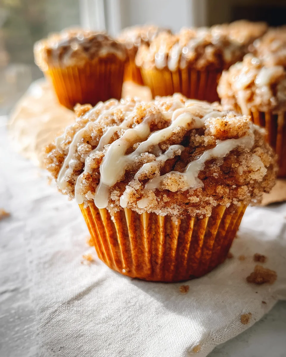 Pumpkin Cinnamon Streusel Muffins