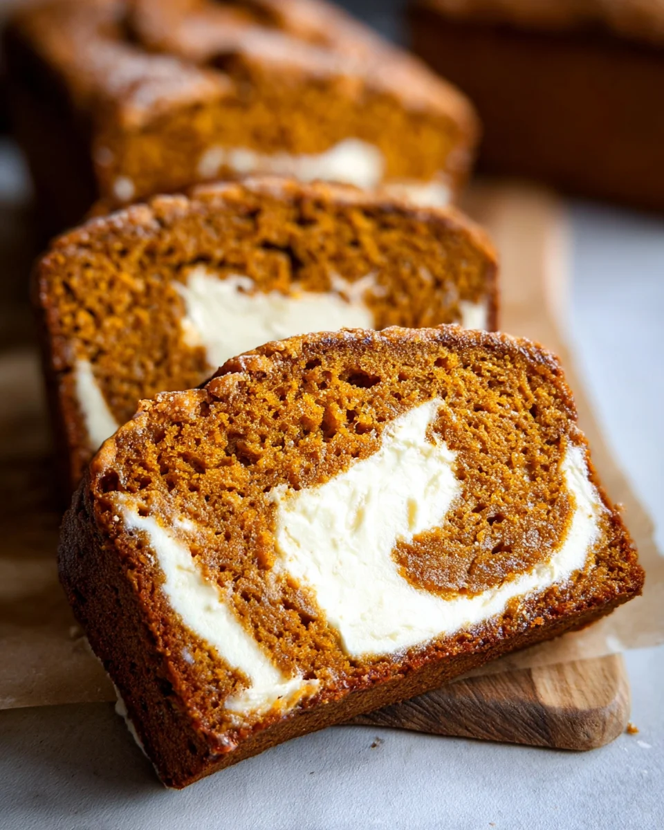 Pumpkin Cream Cheese Bread