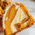 Pumpkin Cream Cheese Swirl Cake