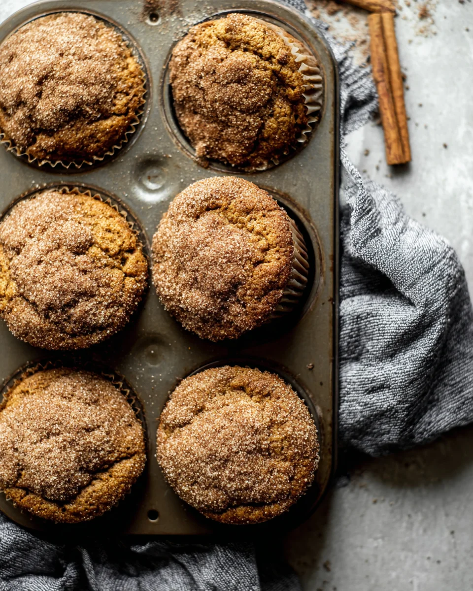 Pumpkin Snickerdoodle Muffins