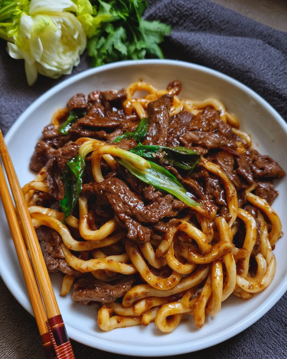Simple Black Pepper Beef Udon 19 Simple