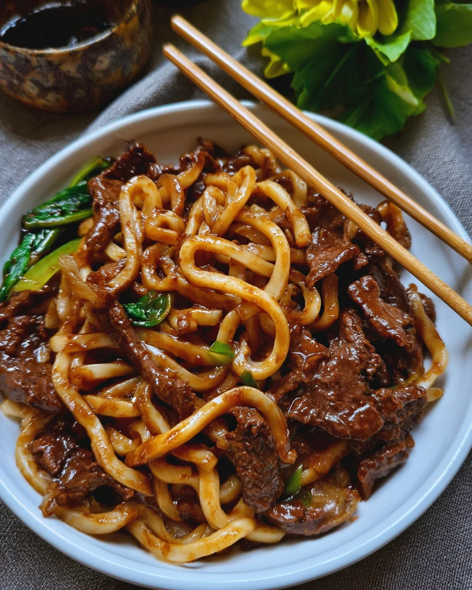 Simple Black Pepper Beef Udon 20 Simple