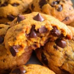 Soft Pumpkin Chocolate Chip Cookies