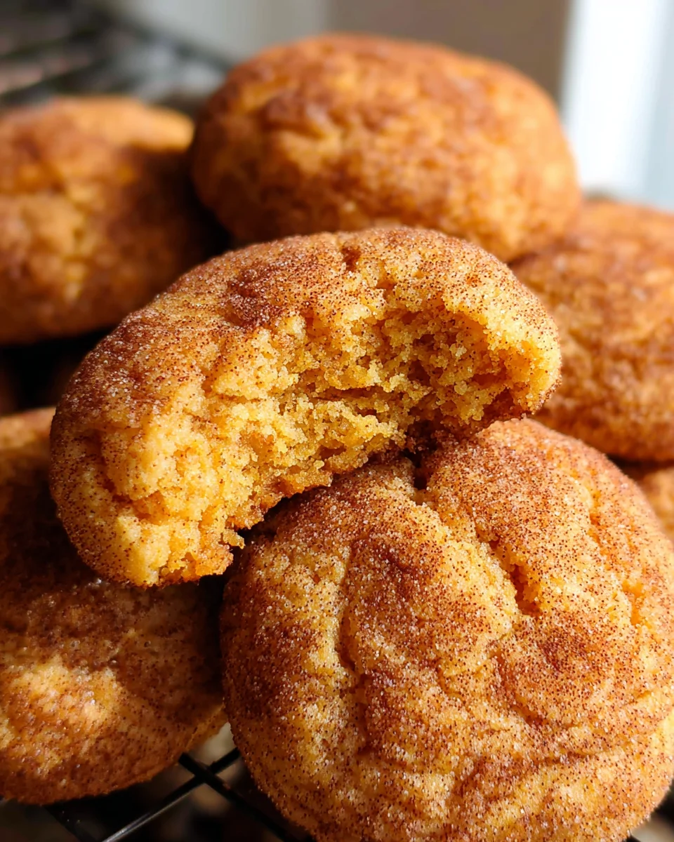 Soft Pumpkin Snickerdoodles