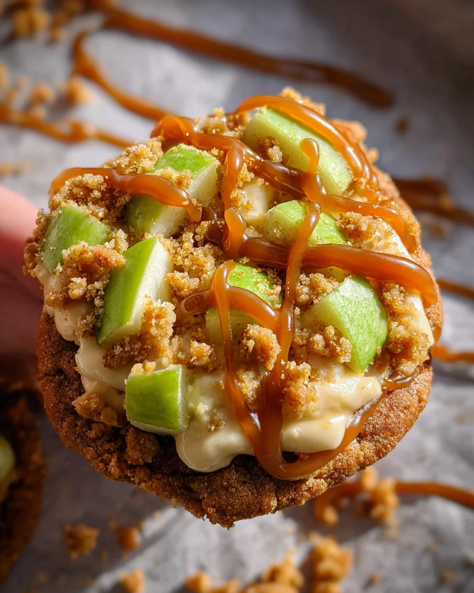 The Best Caramel Apple Cookies – Crumbl Copycat