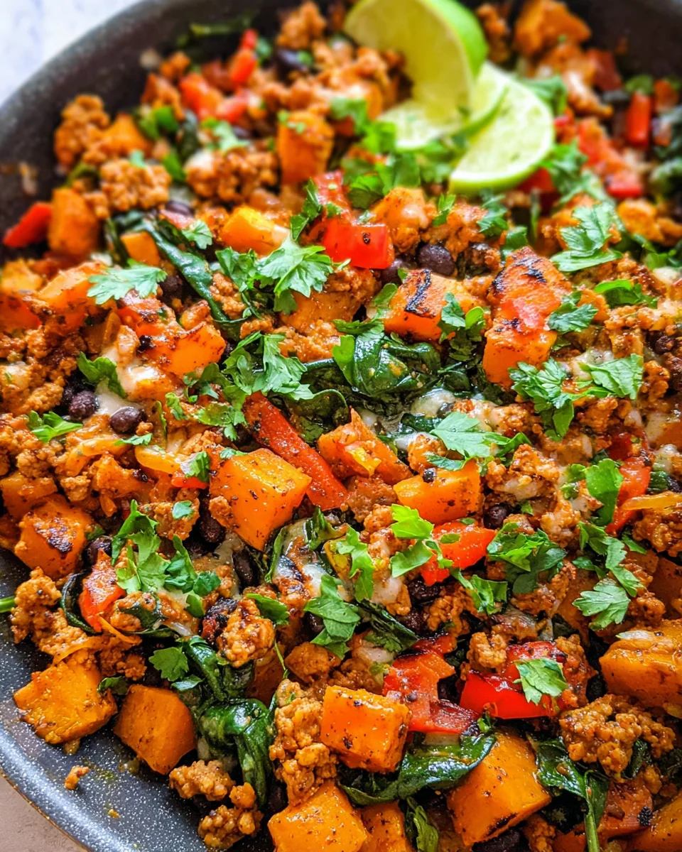 Turkey Sweet Potato Skillet