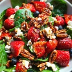 15-Minute Strawberry Spinach Salad
