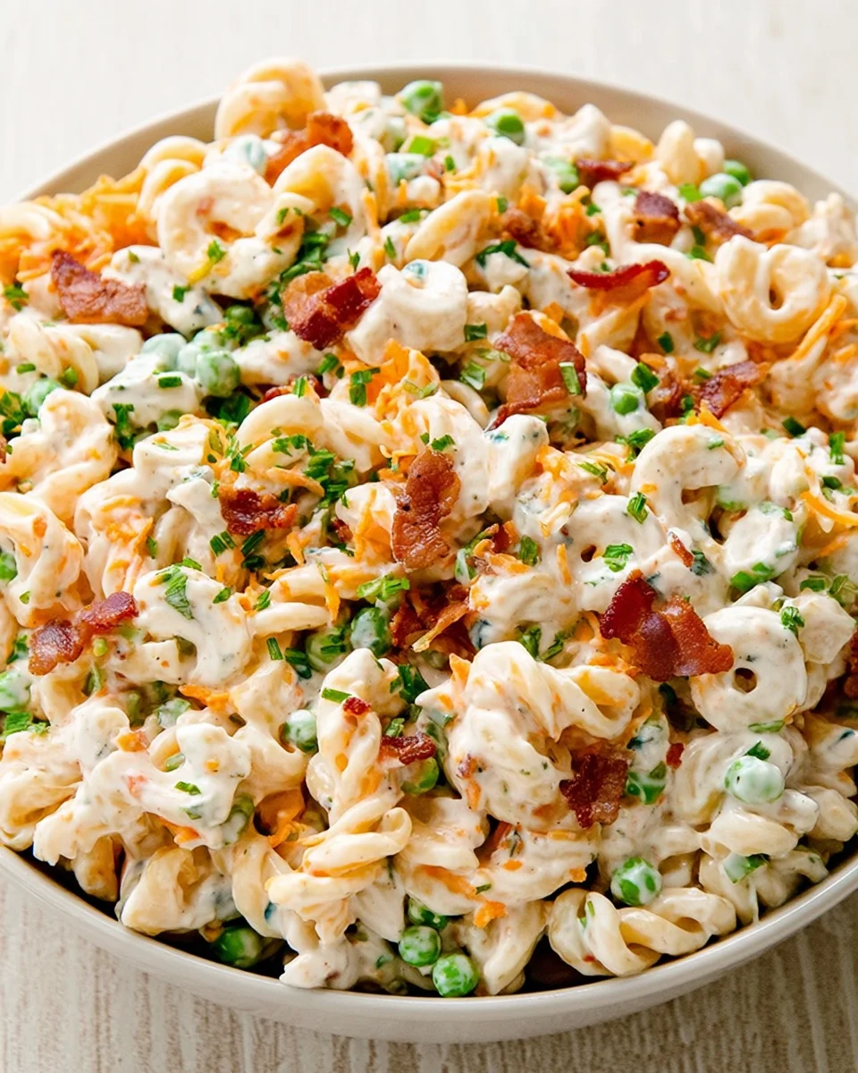 Bacon Ranch Pasta Salad 20 Bacon