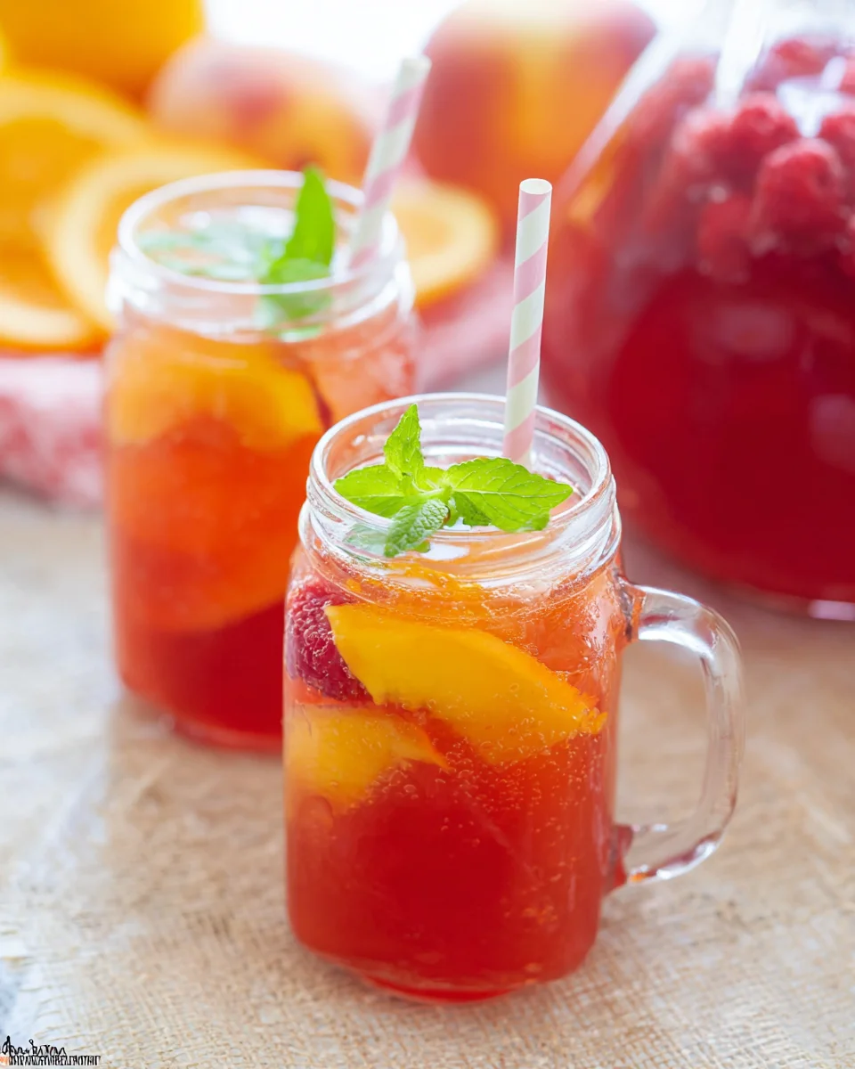 Bellini Peach Raspberry Iced Tea 15 Bellini