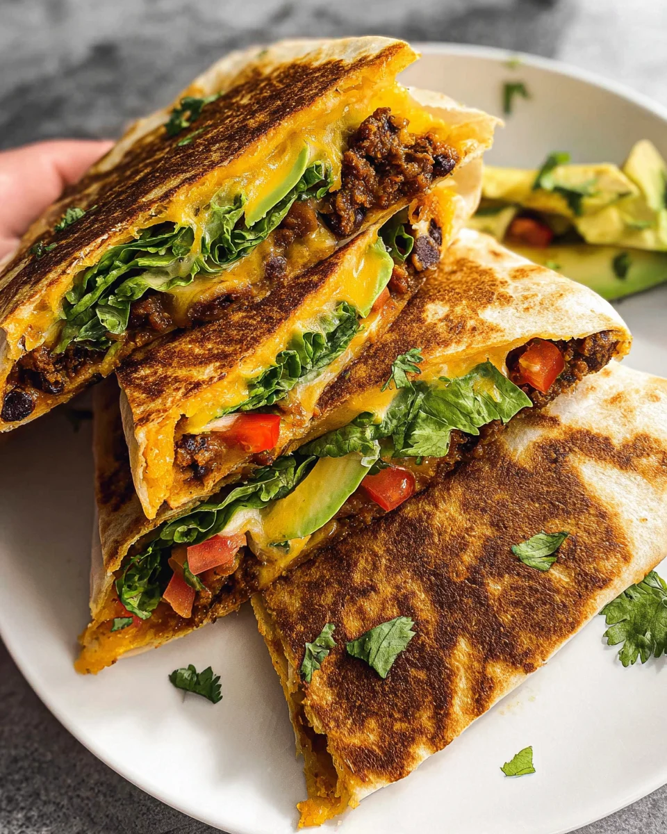 Black Bean Crunch Wrap 30 Black