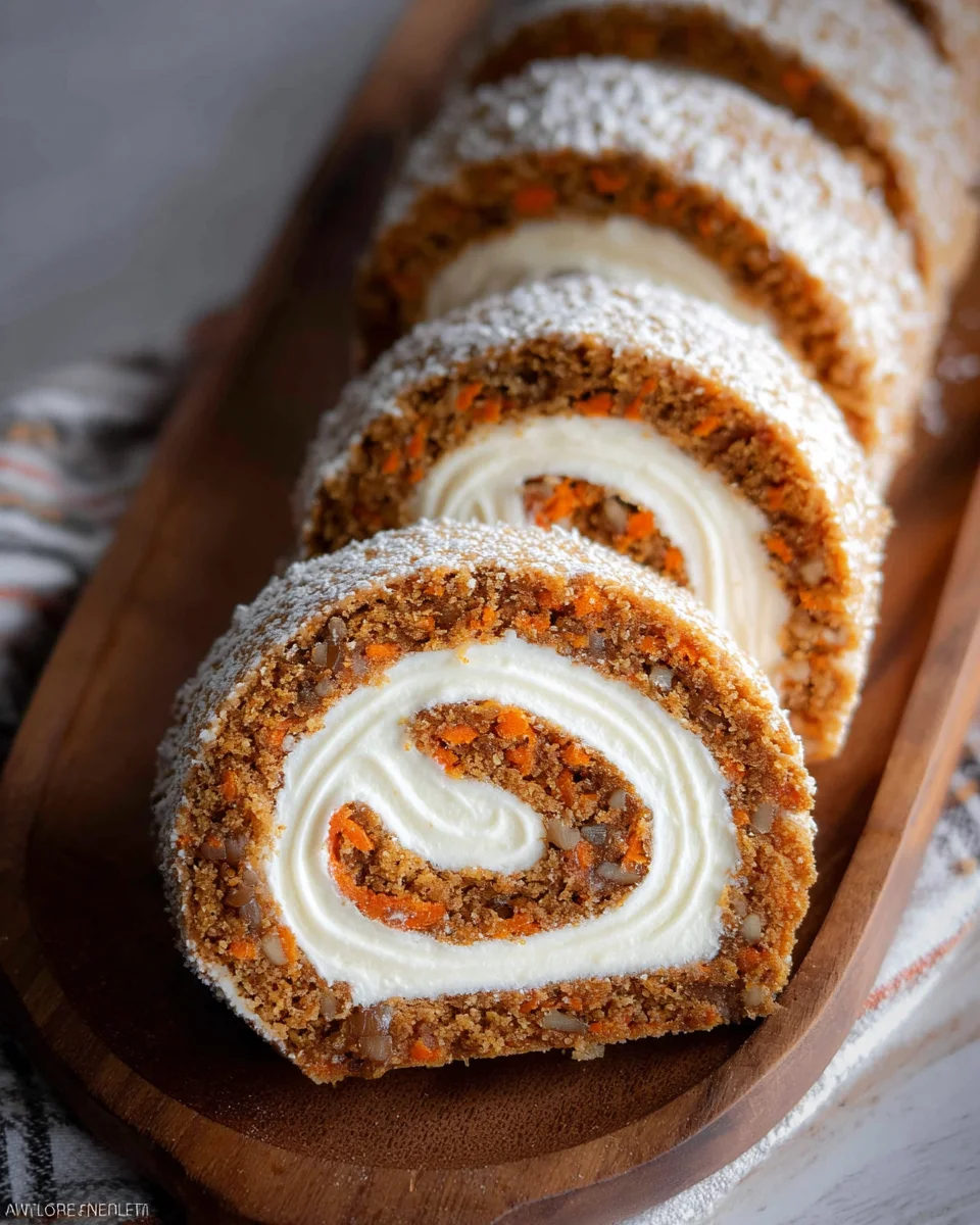 Carrot Cake Roll 31 Carrot Cake Roll