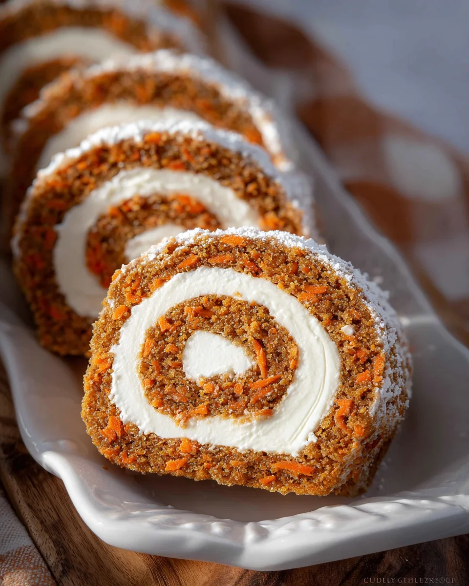 Carrot Cake Roll 30 Carrot