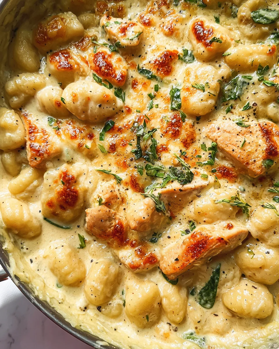 Chicken Alfredo Gnocchi 29 Chicken Alfredo Gnocchi