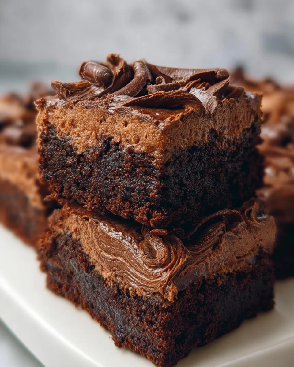 Chocolate Mousse Brownies Recipe