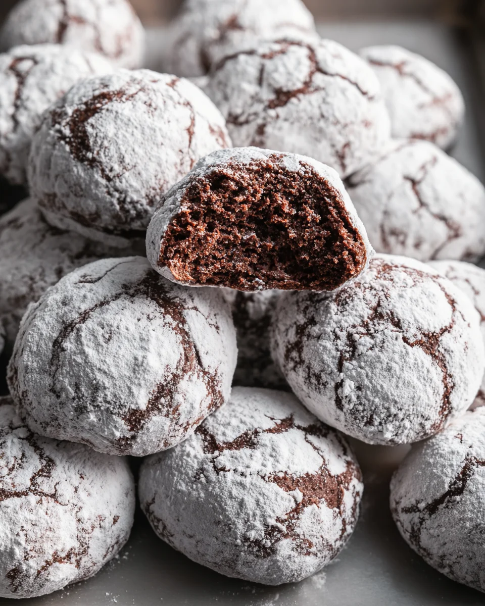 Classic Chocolate Snowball Cookies 26 Classic Chocolate Snowball Cookies