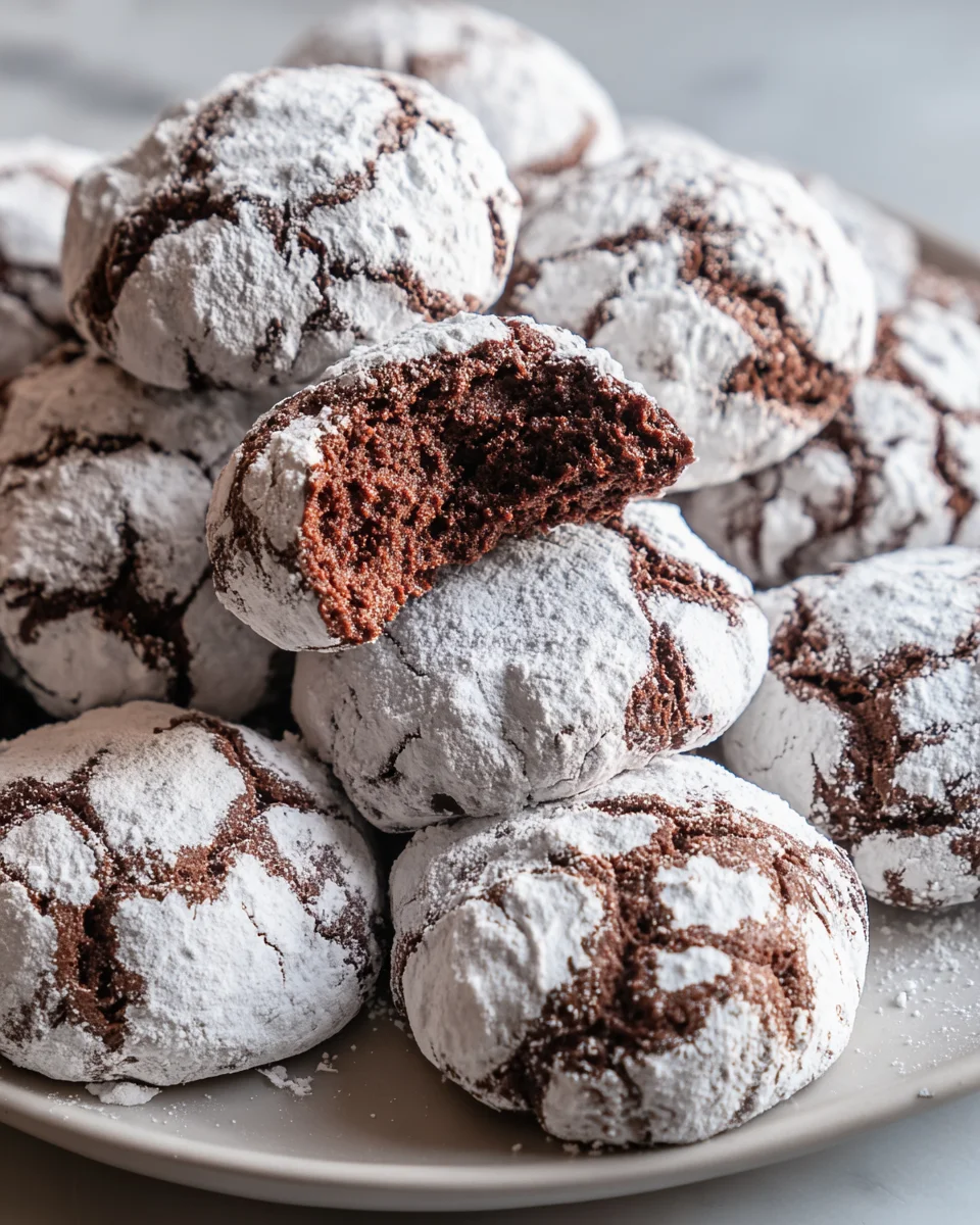 Classic Chocolate Snowball Cookies 21 Classic