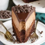 Copycat Hershey's Chocolate Bar Cheesecake