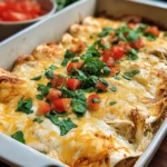 Creamy White Chicken Enchiladas