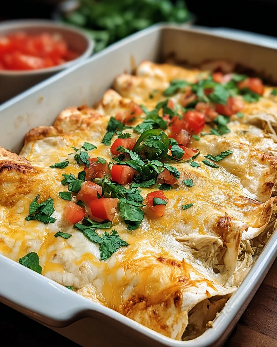 Creamy White Chicken Enchiladas 28 Creamy White Chicken Enchiladas