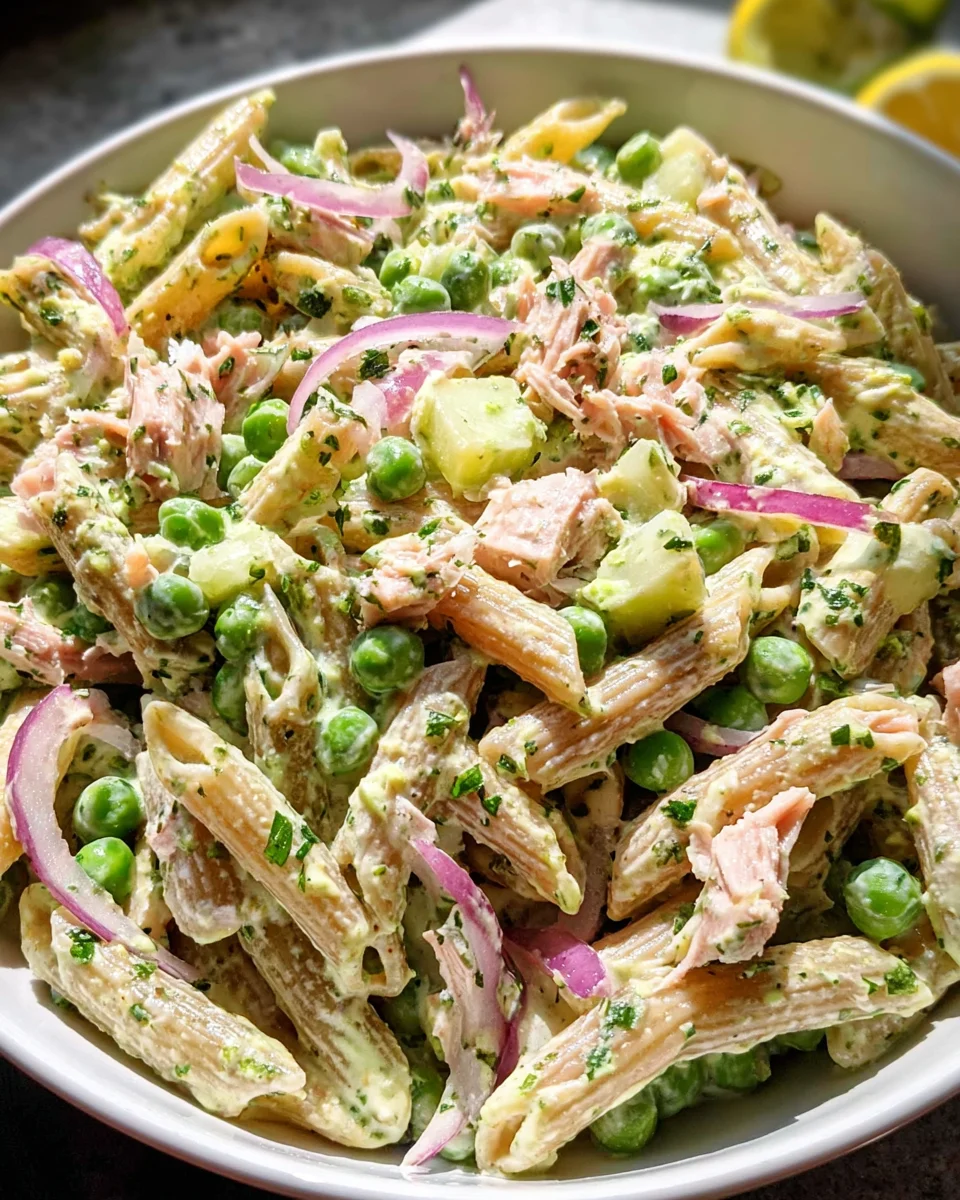Creamy and Healthy Tuna Pasta Salad 19 Creamy