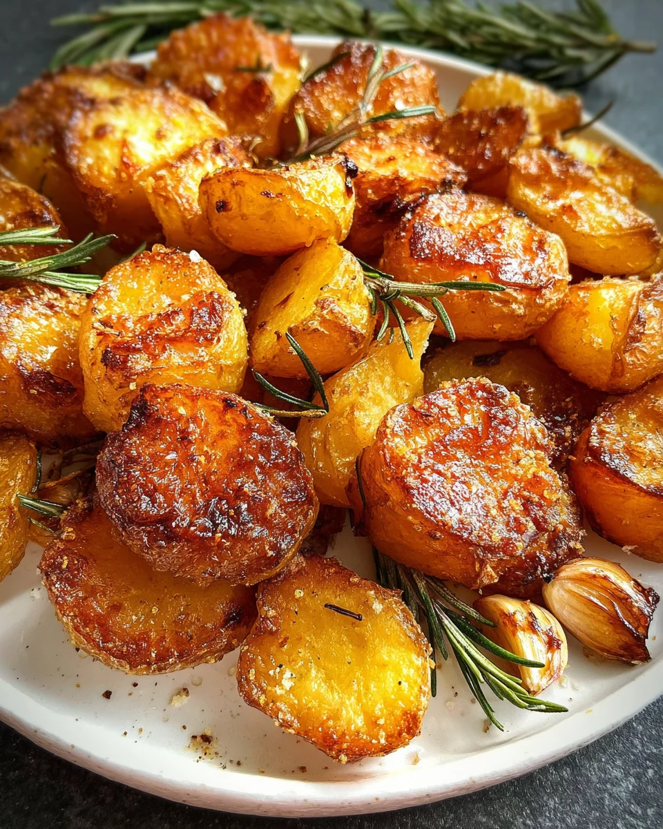 Crispy Roast Potatoes with Rosemary and Garlic - Whole30