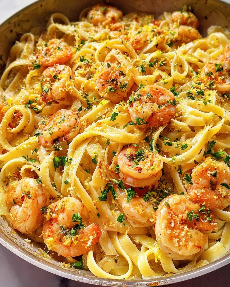 Garlic Butter Shrimp Pasta 19 Garlic