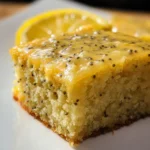 Glazed Lemon Poppy Seed Bars
