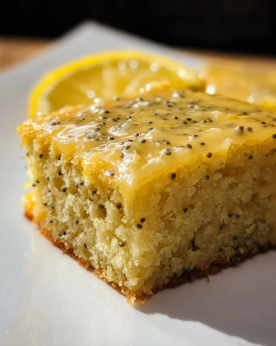 Glazed Lemon Poppy Seed Bars 31 Glazed Lemon Poppy Seed Bars