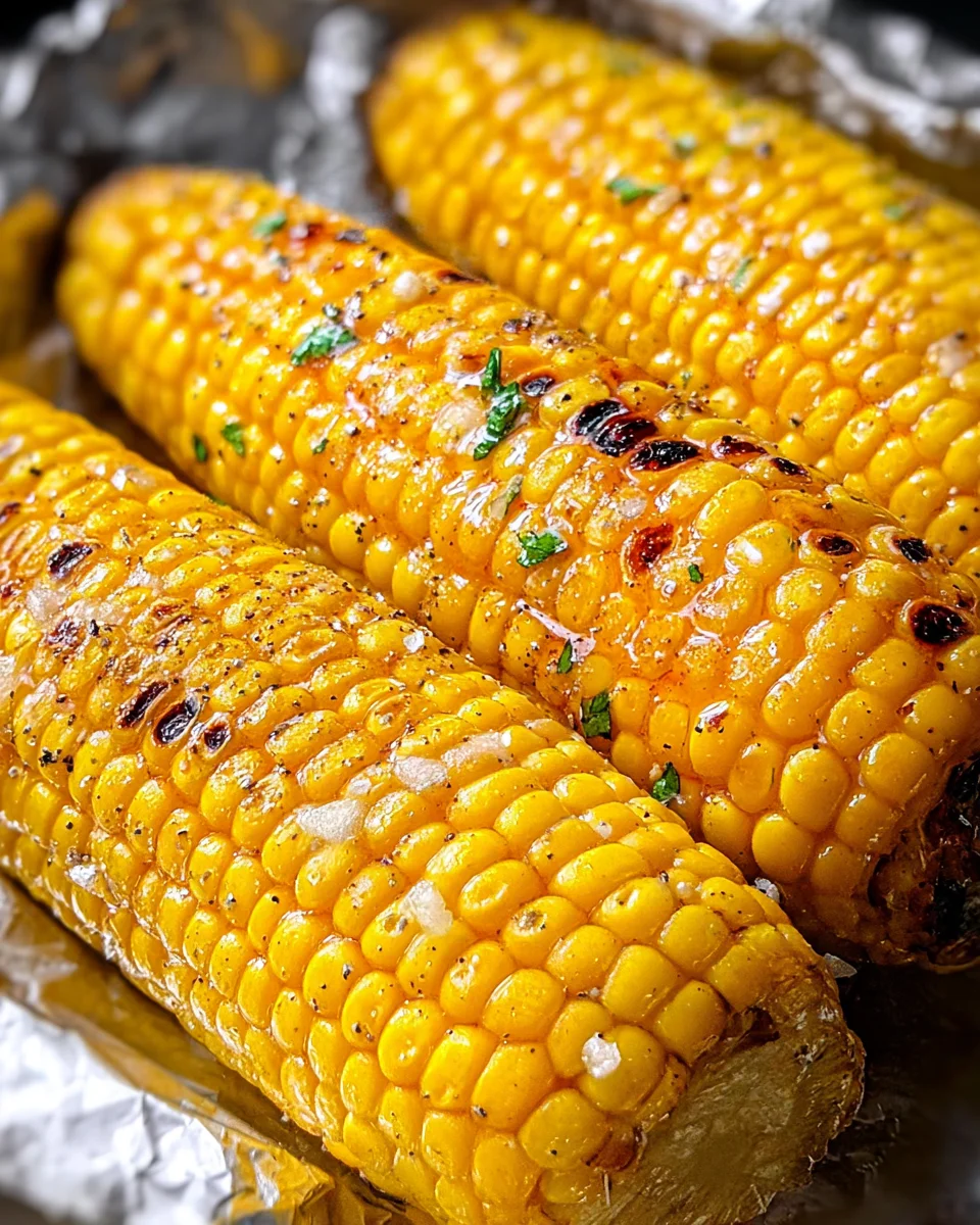 Grilled Corn on the Cob in Foil
