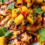 Grilled Mango Pineapple Chicken