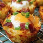 Loaded Bacon and Egg Hash Brown Muffins