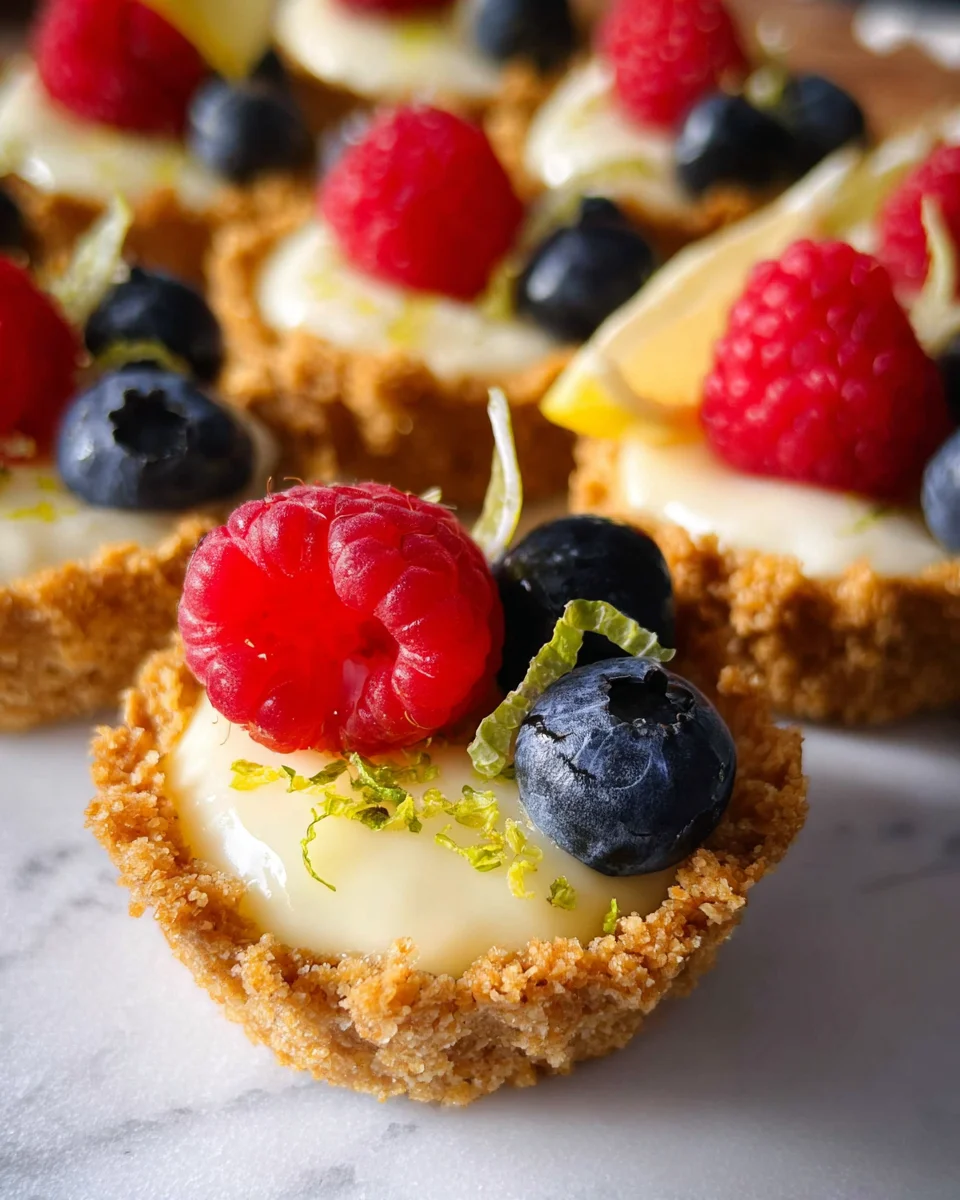 Mini Lemon Cheesecake Tarts 20 Mini