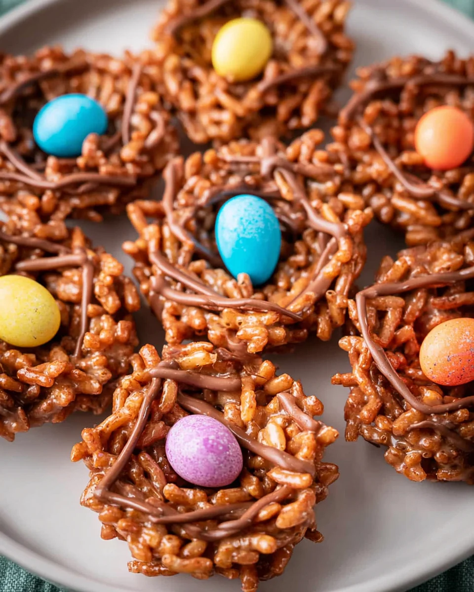 No-Bake Chocolate Bird Nests