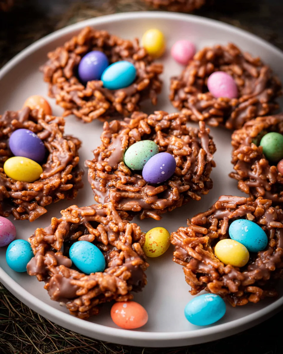 No-Bake Chocolate Bird Nests 15 No-Bake