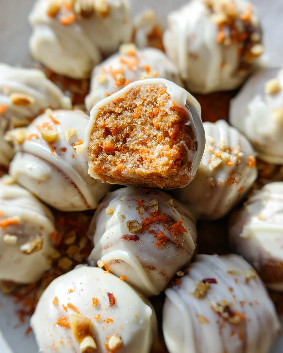 No Bake Carrot Cake Bites 22 No